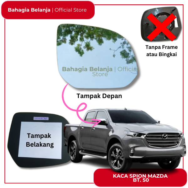 Mazda bt 50 bt50 Kaca spion Ford ranger Mazda bt 50 kaca saja tanpa frame kaca spion mazda bt50 mazd