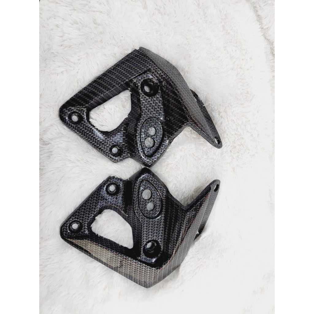 Braket Visor Tiger Revo Kanan - Kiri Carbon Forged carbon WTP