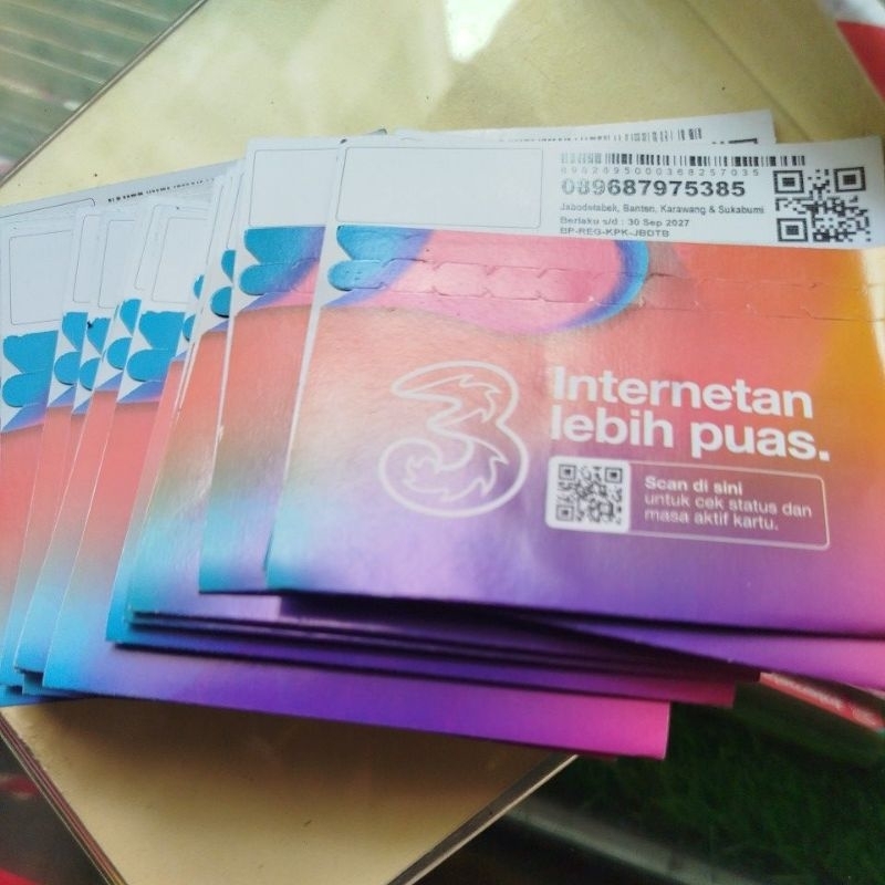 Kartu Perdana Tri 2GB