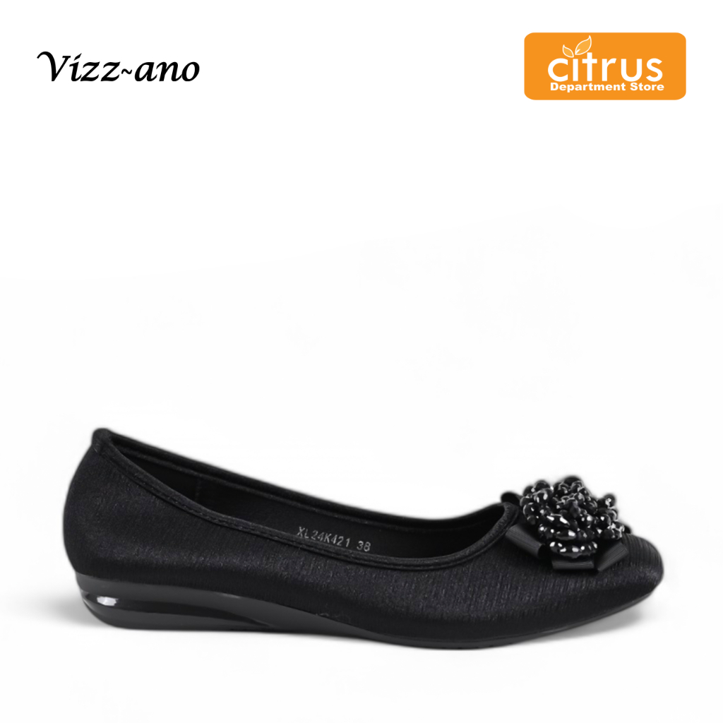 Vizzano XL24K421 Sepatu Flat Shoes Wanita Black