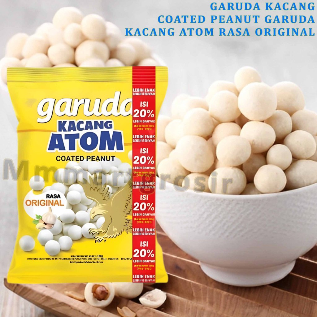 

Garuda Kacang Atom / Snack Kacang Atom / Kacang Atom Original / 100gr