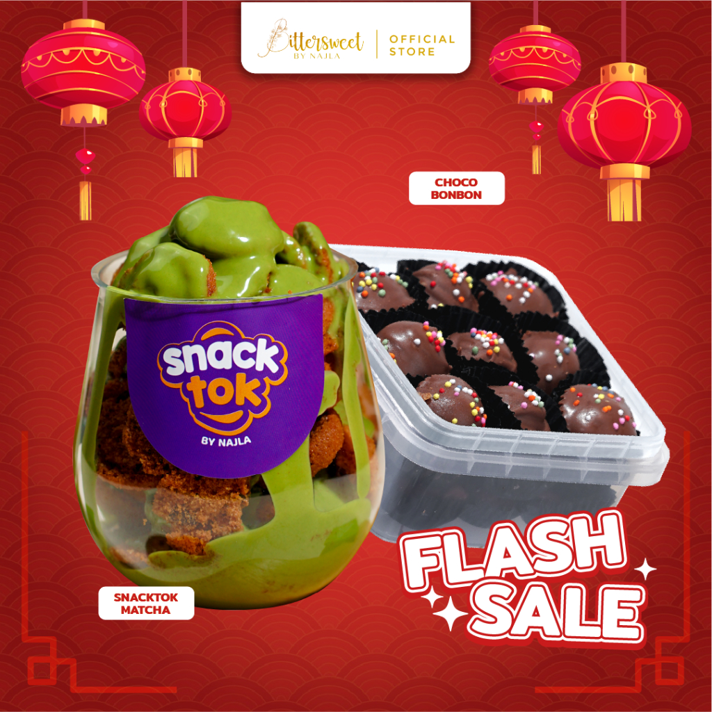 

( FLASH SALE ) Snacktok Matcha + Choco Bonbon Original
