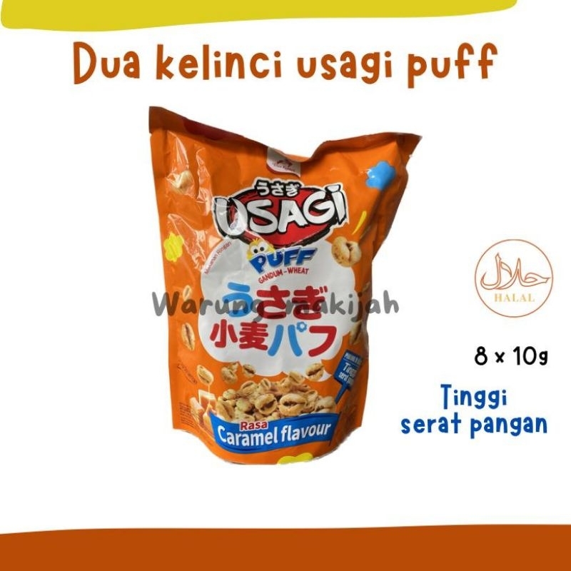 

USAGI PUFF DUA KELINCI RASA KARAMEL 8 X 10GR