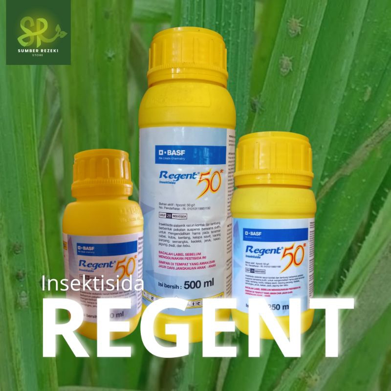 REGENT 50 SC INSEKTISIDA SISTEMIK RACUN KONTAK DAN LAMBUNG MENGENDALIKAN HAMA PRODUK ORI ISI BERSIH 