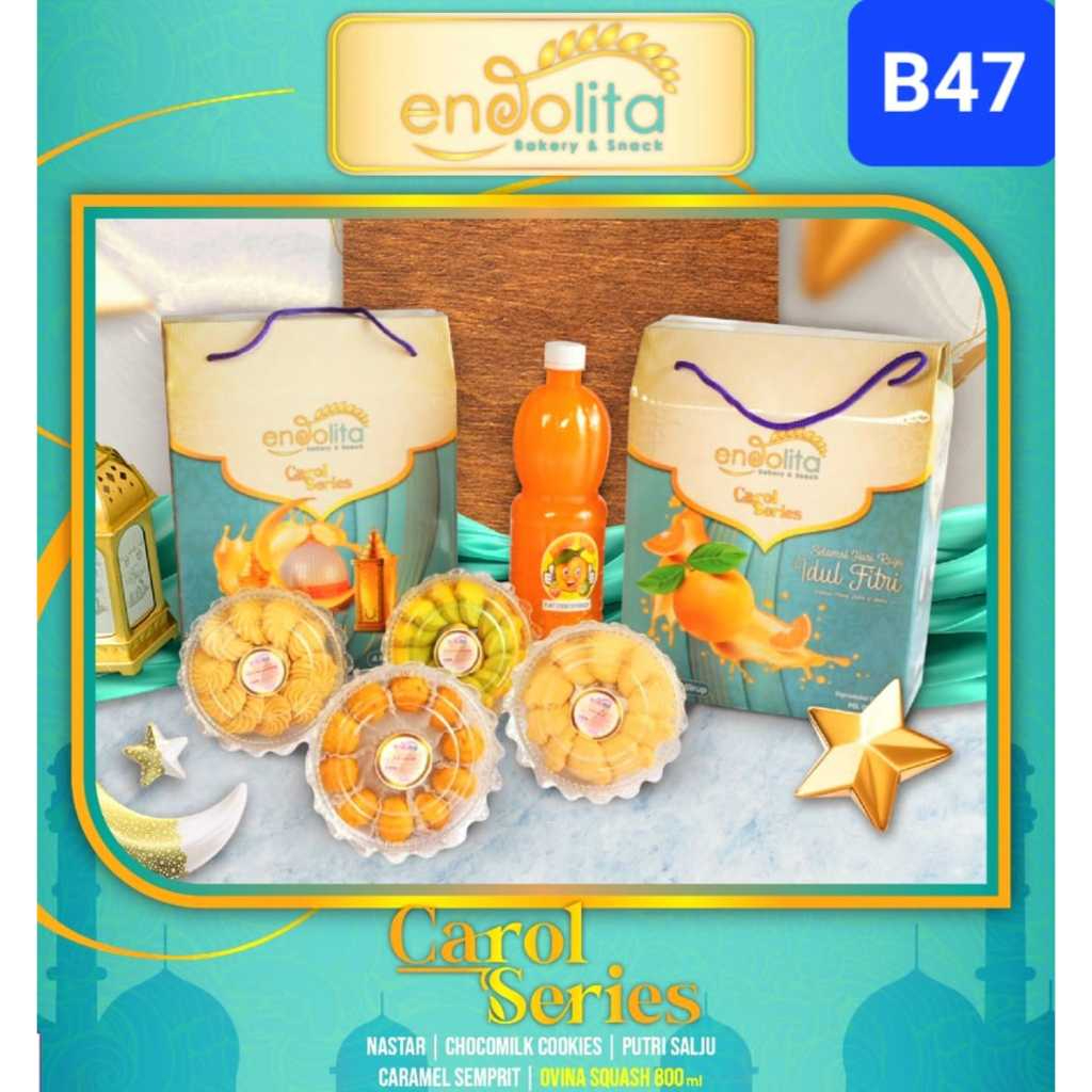 

PAKET KUE LEBARAN/ HAMPERS/ KUE KERING/ ENDOLITA PAKET CAROL SERIES