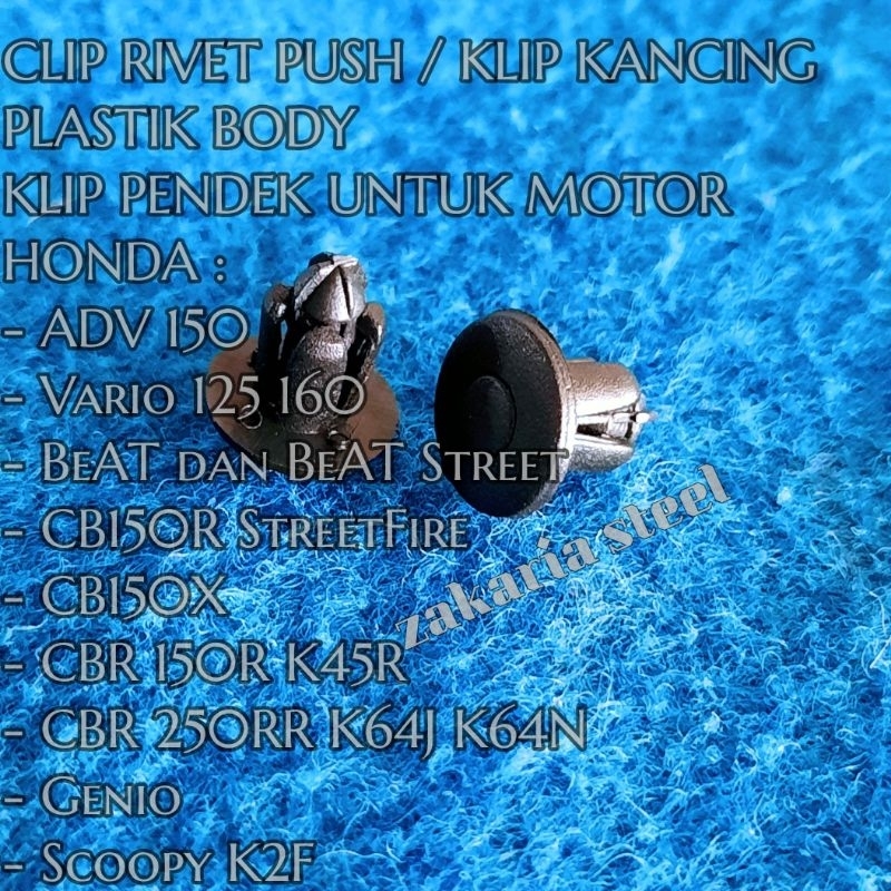 KLIP BAGASI MOTOR PLASTIK HONDA GENIO M6