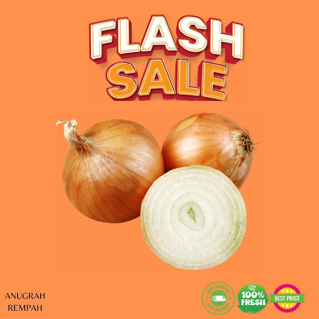 

KIRIM INSTAN Bawang Bombay FRESH 250 gram -500 gram Anugrah Rempah