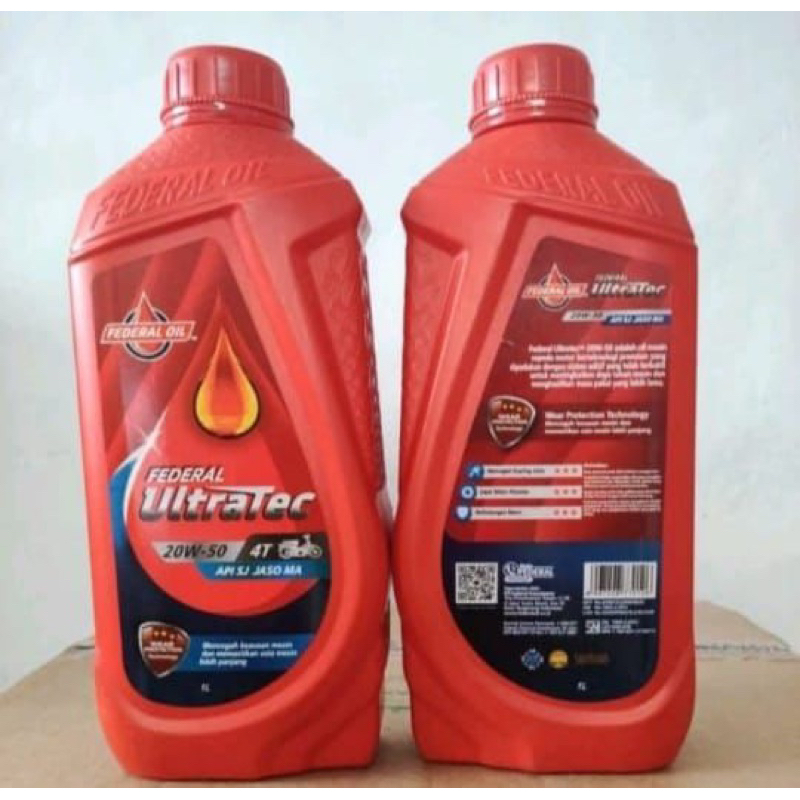 Oli Ultratec 1 Liter Oli Ultratec 1lt Oli Mesin Federal Ultratec 1Liter