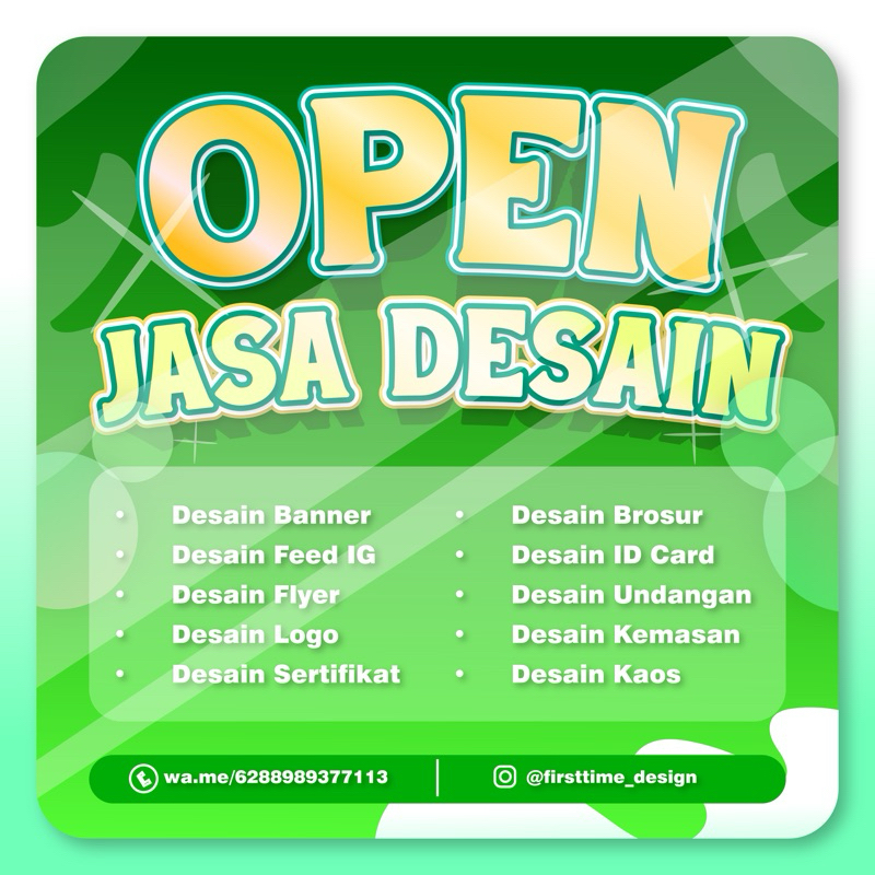 JASA DESAIN GRAFIS PROFESIONAL | Logo, Poster, Feed Instagram, Custom, DLL
