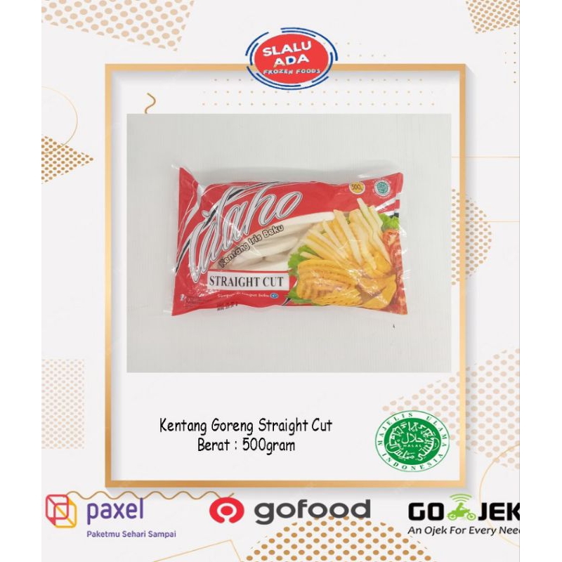 

Kentang Goreng Idaho Straight Cut Berat 500gram