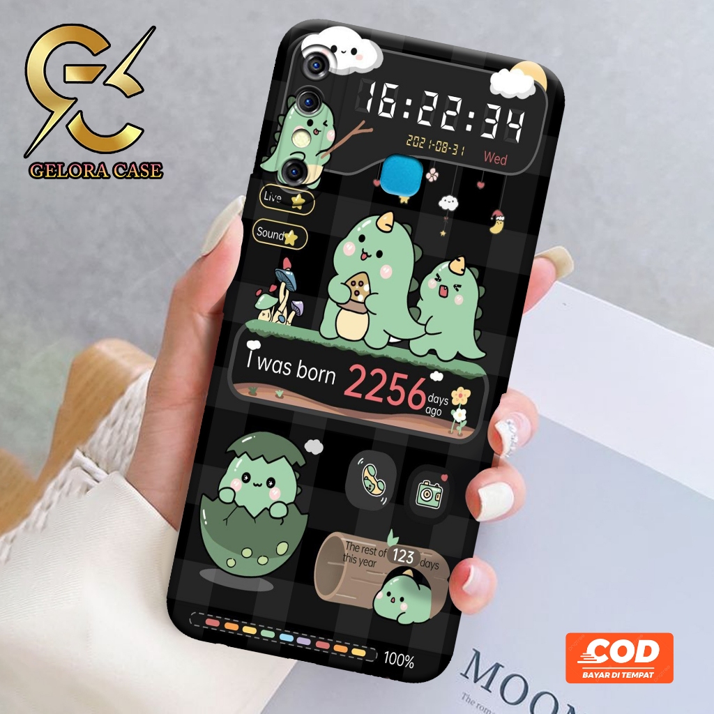 Softcase Infinix Hot 8 - Geloracase - Casing Infinix Hot 8 - Motif case Cartoon -Infinix - Softcase 