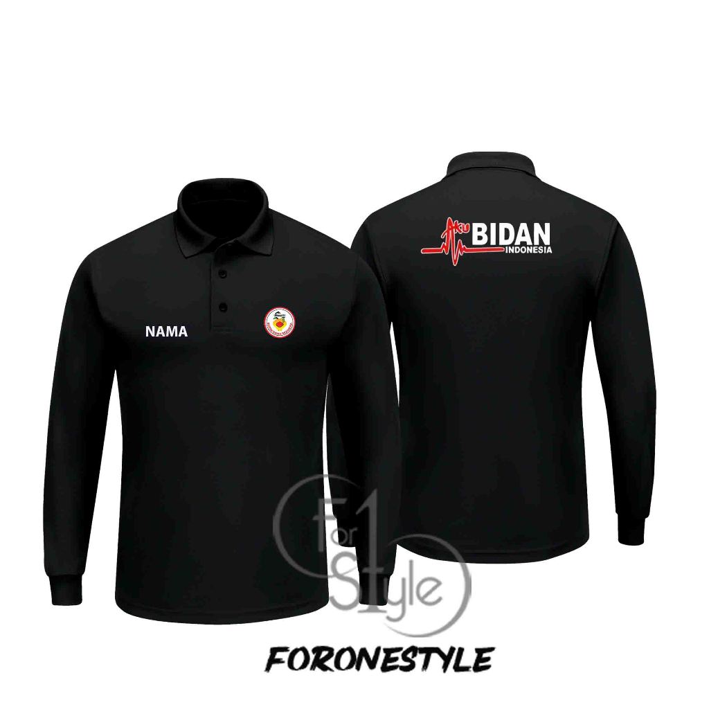 POLOSHIRT BIDAN INDONESIA - POLO BERKERAH BIDAN INDONESIA - KAOS BERKERAH BIDAN MIDWIFE
