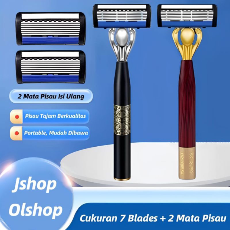 Alat cukur kumis dan jenggot cukuran bulu kemaluan ketiak rambut kaki manual razor