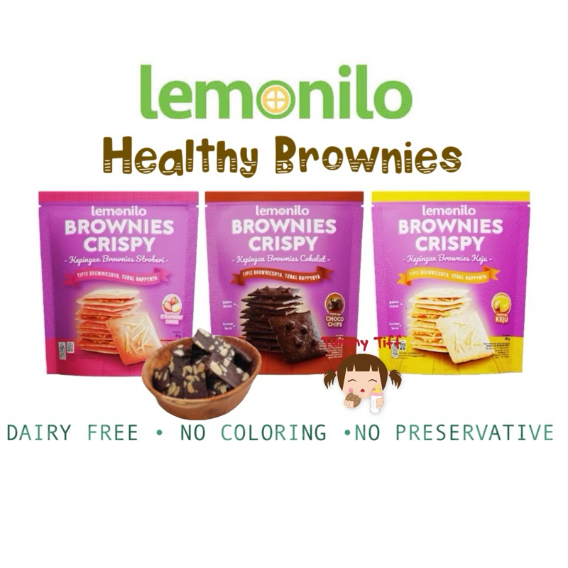Lemonilo brownies crispy / emonilo bronis / snack anak
