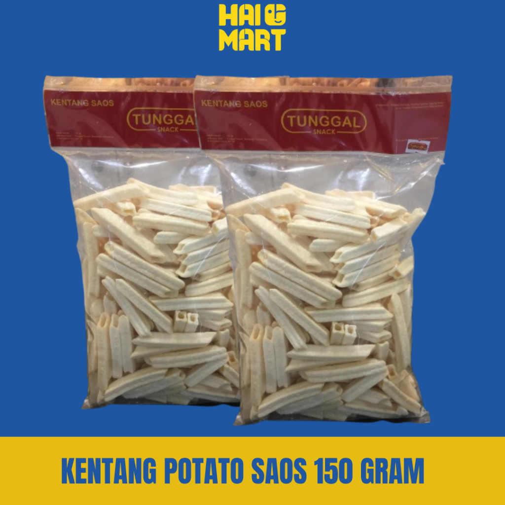 

Tunggal Kentang Potato Saos 150 Gram