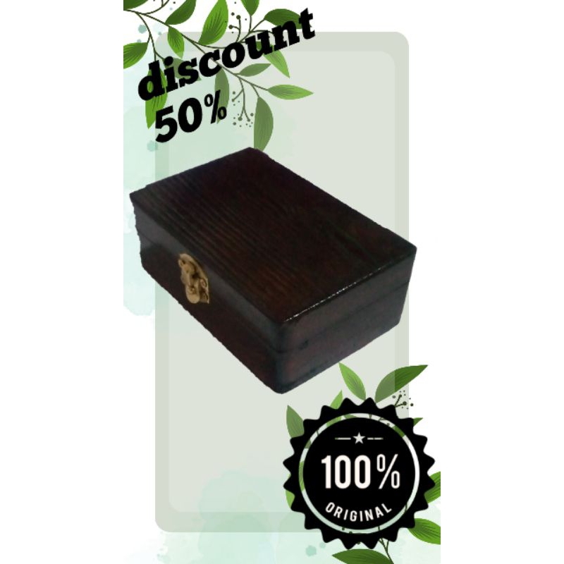 slepen/tempat roko/kotak kayu/jati belanda