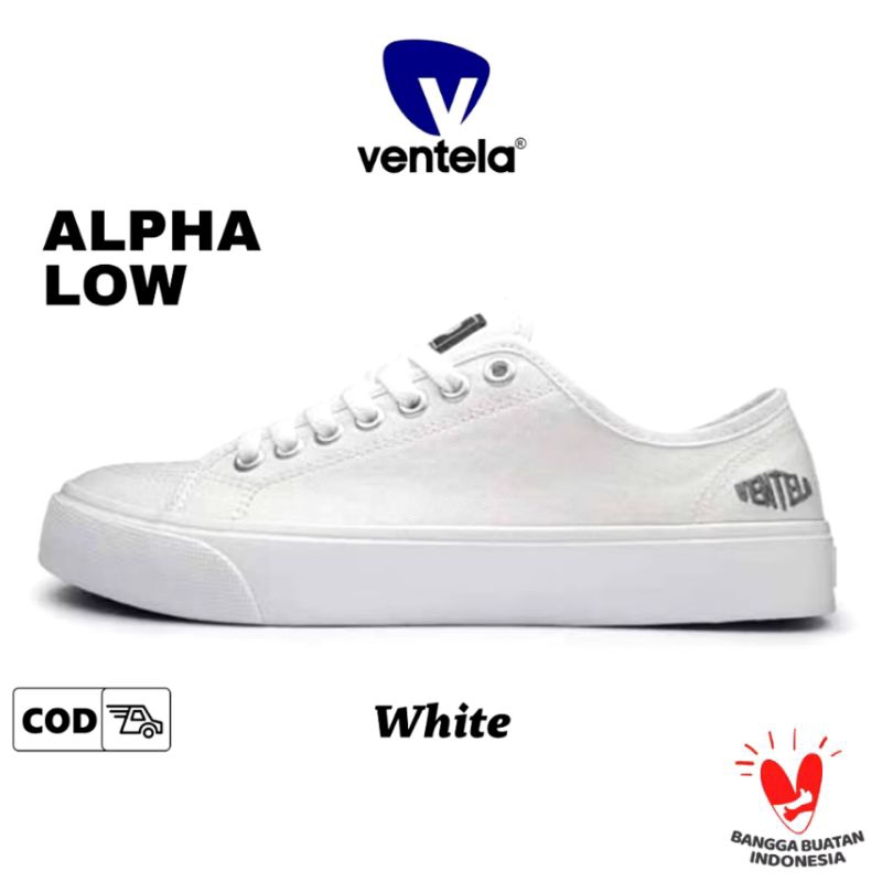 Sepatu Ventela Alpha White Original [ VENTELA OFFICIAL ]