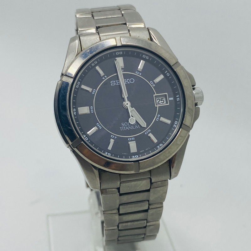 Seiko Titanium White Dial Made in Japan 7N43-7B80