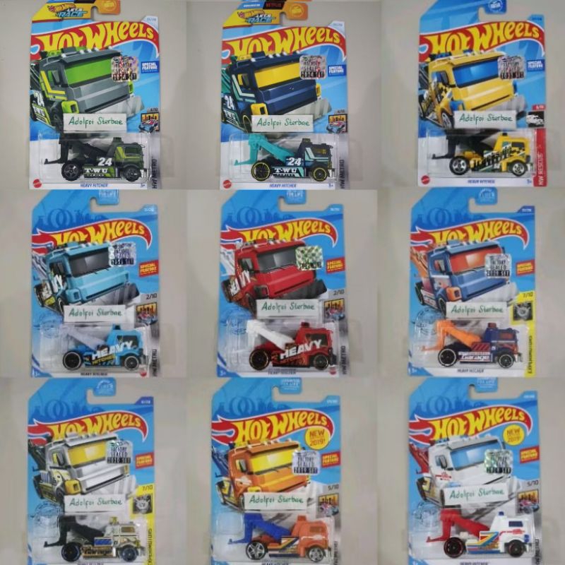 hotwheels hot wheels heavy hitcher factory sealed hw metro special feature asada towing heavy recove