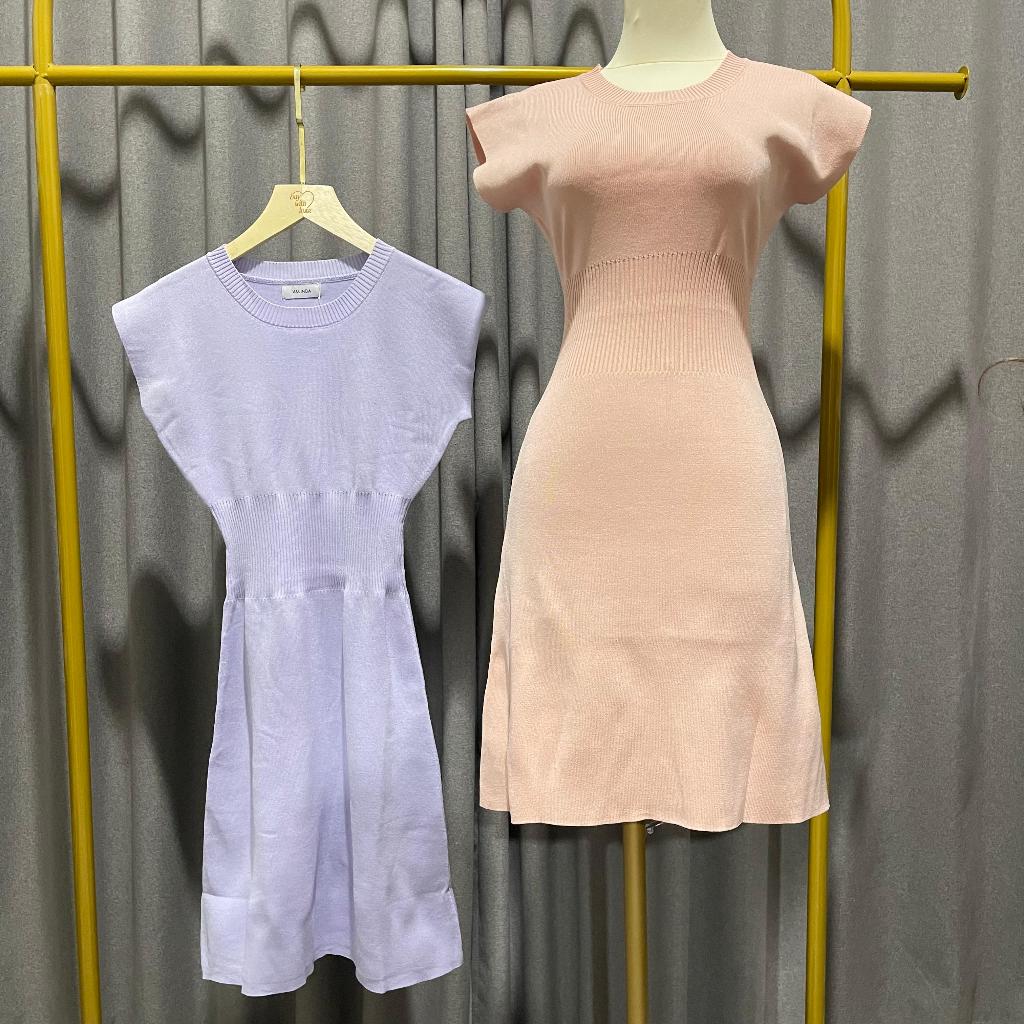 Dress Rajut Panjang Wanita Bangkok Dress Rajut Panjang Polos BKK