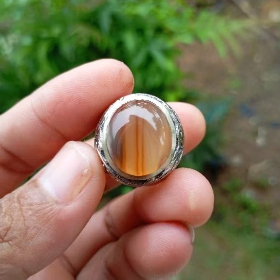 Natural cincin batu anggur kendit