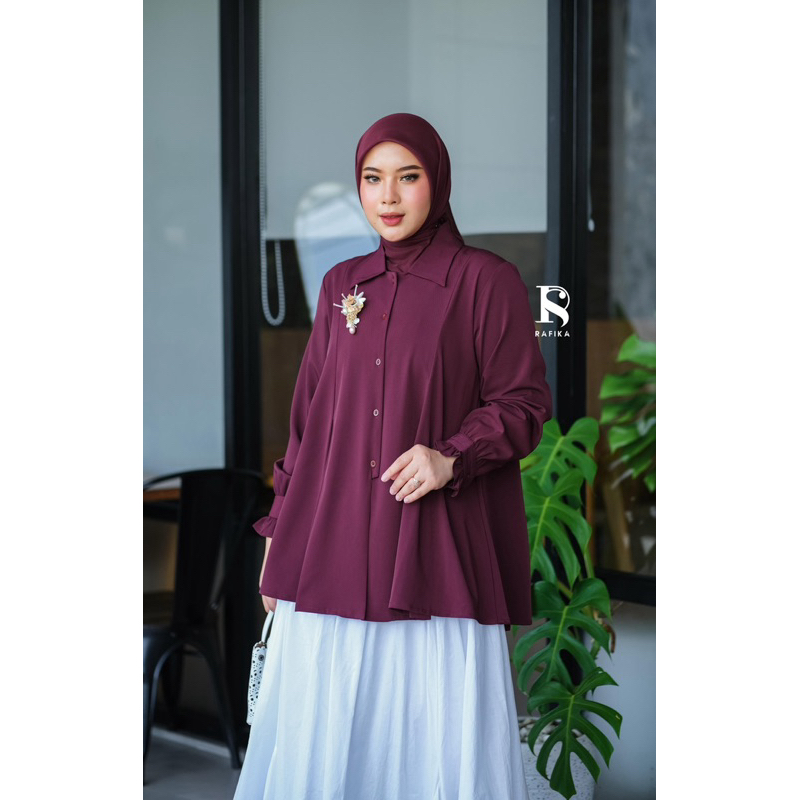 SAFIRA SHIRT BY RAFIKA STORE KEMEJA RAFIKA PREMIUM