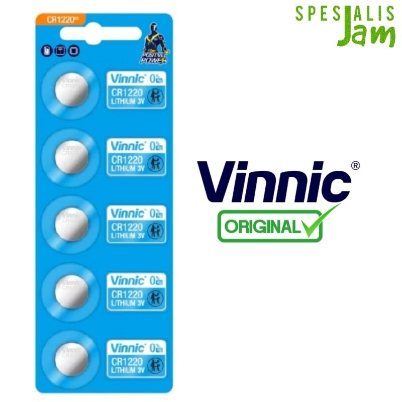 Batre Jam Tangan Vinnic CR1220 3v lithium Baterai jam Tangan Casio G-Shock Original 1220