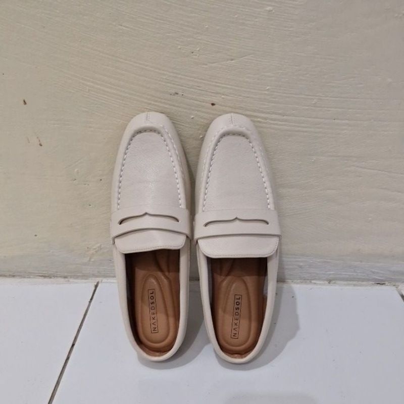 Nakedsol Milan Loafers Preloved | Sepatu Kerja Wanita | Sepatu Loafers | Sepatu Wanita | Preloved | 