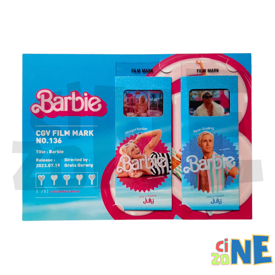 [ READY STOCK ] BARBIE MOVIE FILM MARK CGV KOREA COLLECTIBLE TICKET