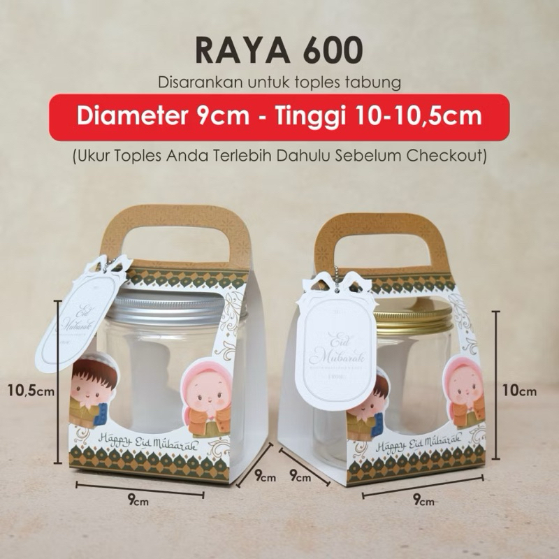 

Tas Hampers Idul Fitri Untuk 1 Toples 600ml kode TH 25