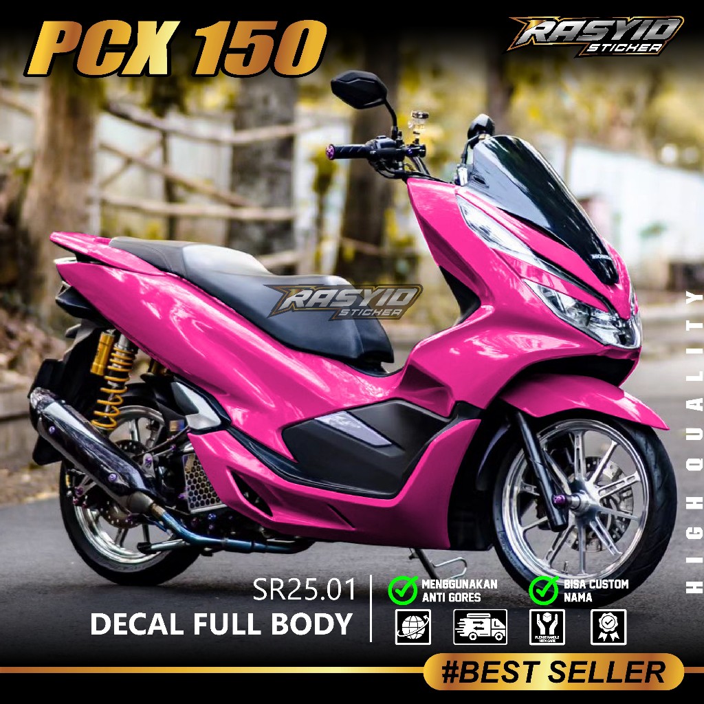COD Sticker Decal Full Body Honda PCX 150 Tahun 2017 2018 2019 2020 Sticker Full Body PCX 150 Polos 