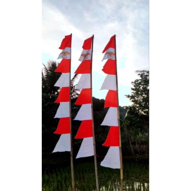 Umbul-umbul Merah Putih Garuda
