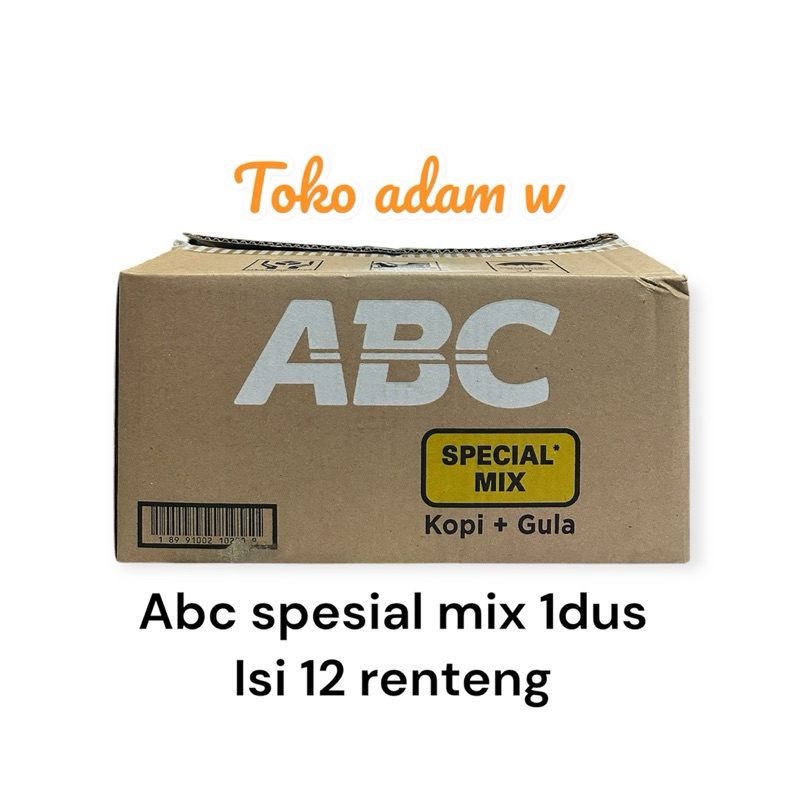 

ABC Special Mix Kopi + Gula Isi 12 Renteng kopi hitam nikmat