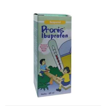 PRORIS SUSPENSI 60 ML IBUPROFEN SIRUP OBAT DEMAM TURUN PANAS ANAK SYRUP 60 ML