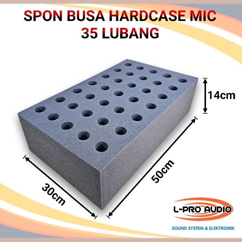 SPON BUSA LUBANG 30 DAN 35 UNTUK HARDCASE MIC