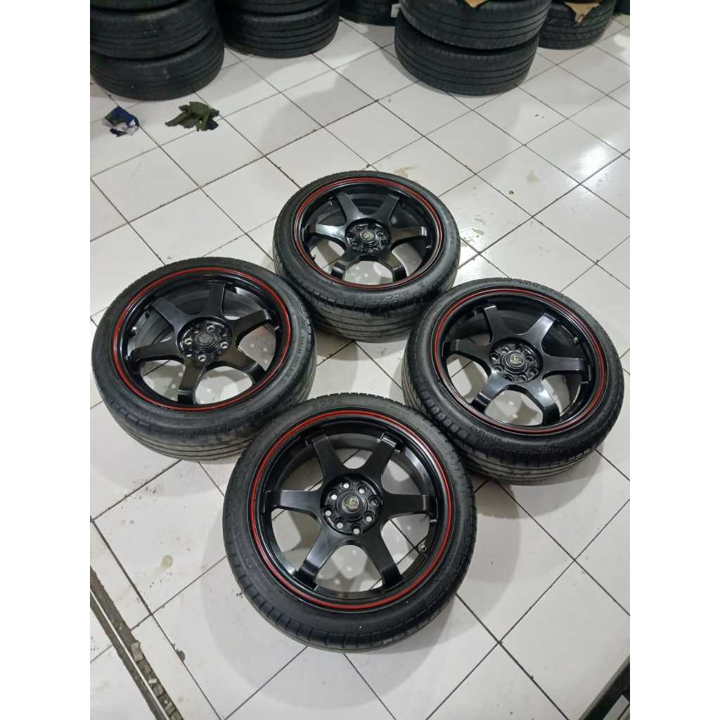 VELG MOBIL SEKEN TE37 R17 BUAT VIOS JAZZ YARIS LIVINA AVANZA XENIA
