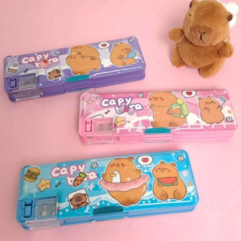 

Kotak Pensil Case Magnet Plastik Viral Capybara Fancy