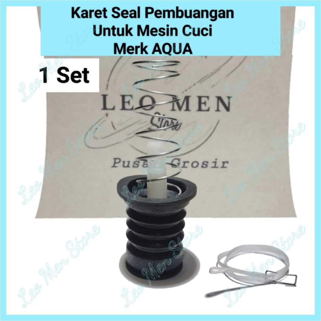 Karet Seai Pembuangan Air Mesin Cuci 2 Tabung 1 Set Untuk Mesin Cuci Merk AQUA