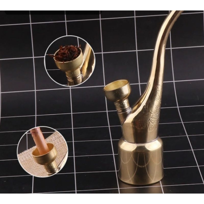 darmavanss - pipa saringan rokok rk water pipe full metal logam