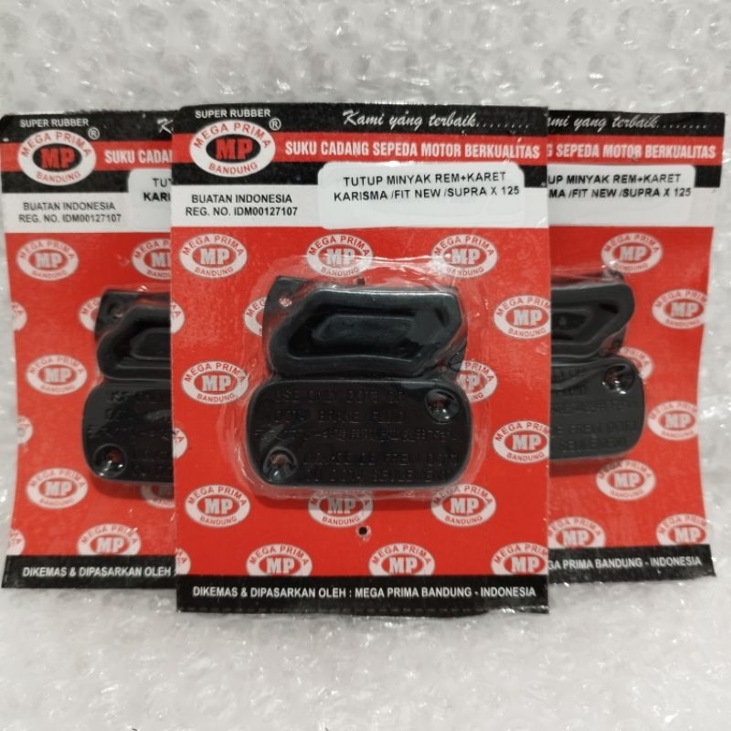 TUTUP MINYAK REM ATAS + KARET HONDA KARISMA - SUPRA X 125 - SUPRA FIT NEW - BLADE - REVO - BEAT FI -