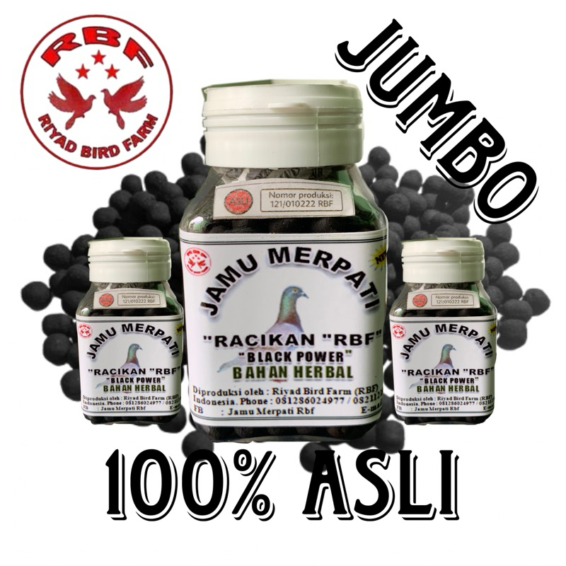 Jamu Merpati RBF Black Power