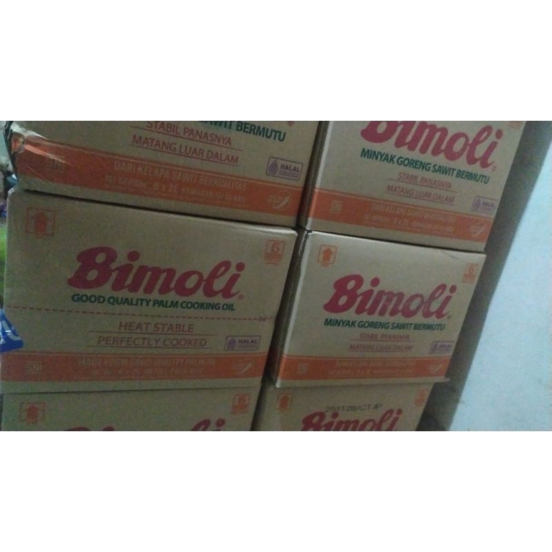 

Minyak bimoli 2L 1dus minyak