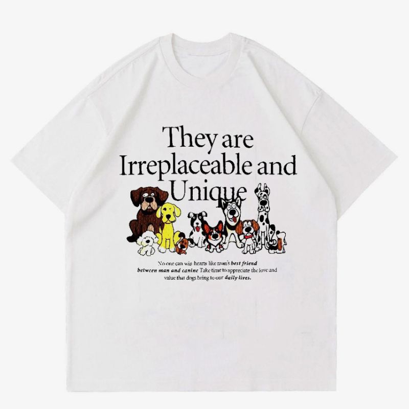 KAOS DOG FAMILY | T-SHIRT ALL DOG HEAVEN | KAOS BAJU DOG LOVERS