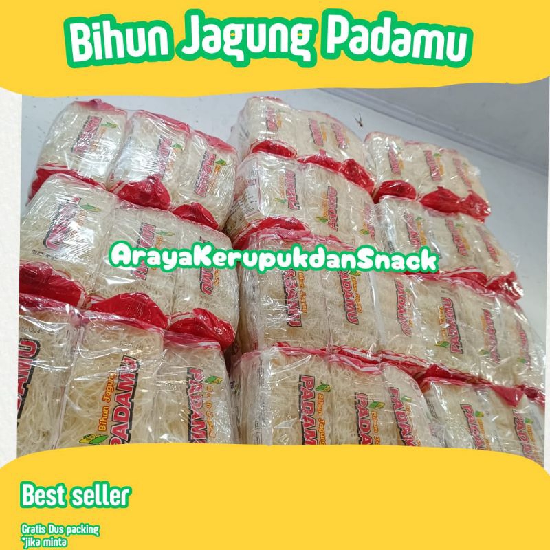 

[ Isi 4 ] Bihun Jagung Padamu - Bihun Kering Padamu - Miehun - Bihun Bakso - Bihun Soto