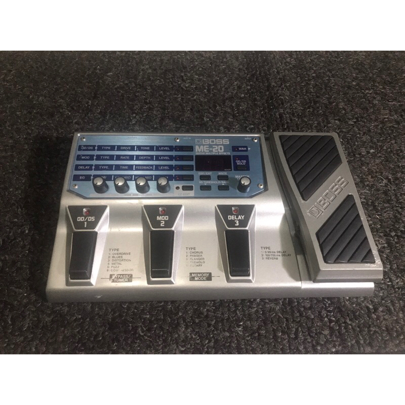 Boss ME 20 Guitar Multiple Effects - Efek Gitar