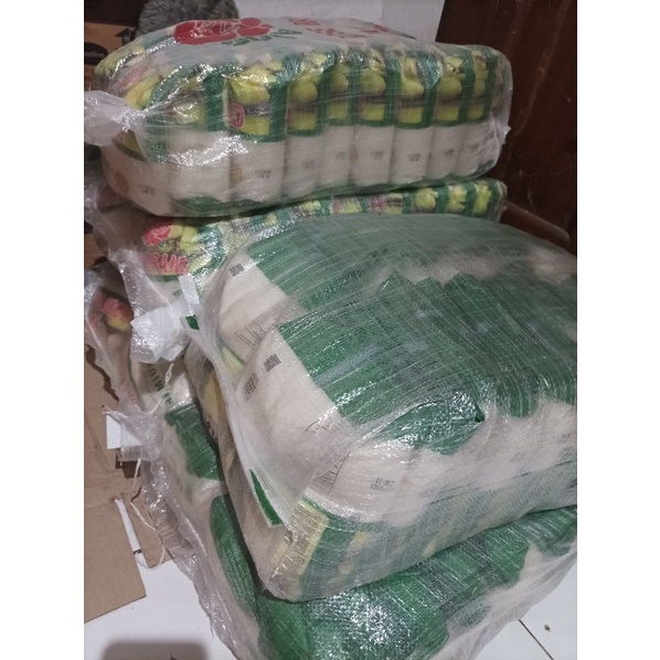

1 Bal / Dus / Karton isi 20kg Gula Pasir Premium Rose Brand Kemasan 1kg Hijau / Kuning