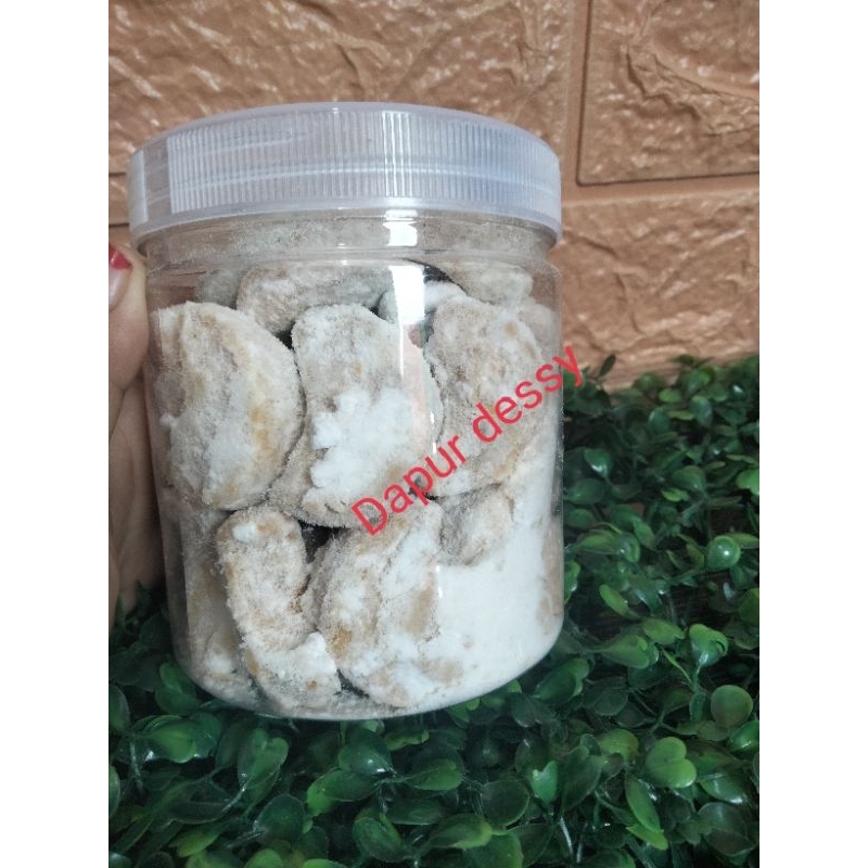 

putri salju kue kering untuk lebaran toples tabung 600ml