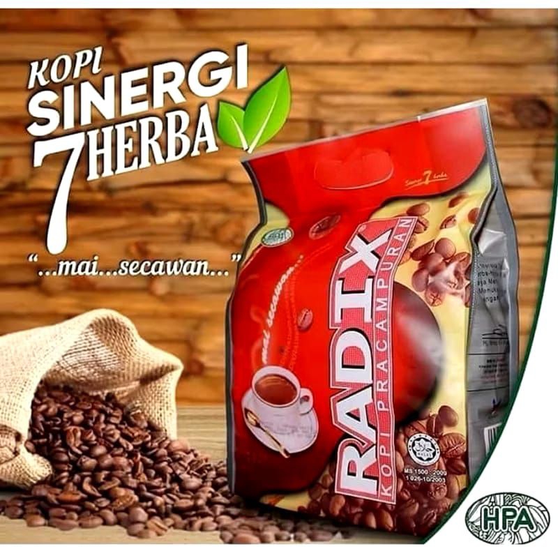 

Radix Premix Cofee/Radix Malaysia/Radix Jumbo/Radix Merah
