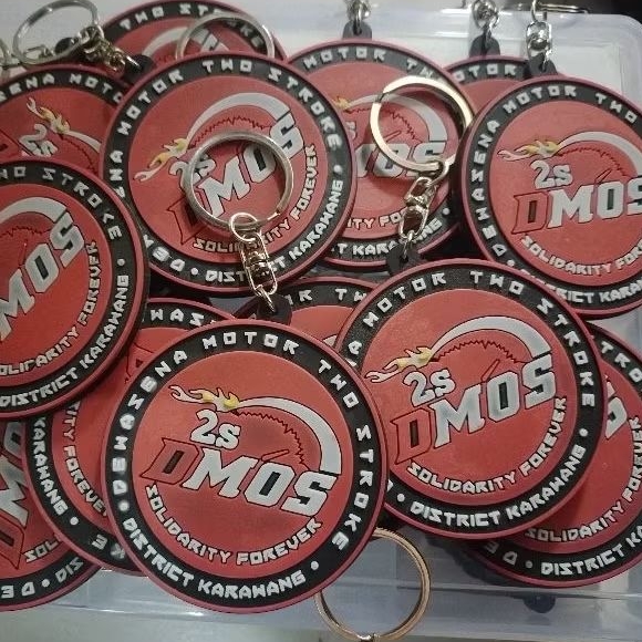 Gantungan Kunci Karet Custom