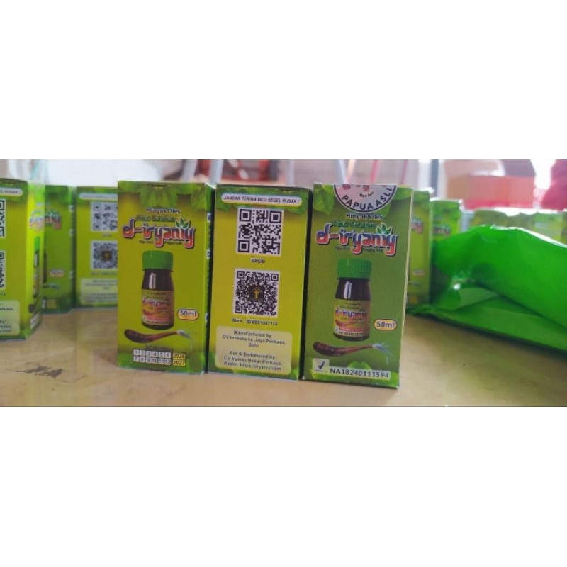 El iryaniy Original isi 50ml Daun Tiga Jari Papua Memperbesar & Memperpanjang Alat Vital Pria